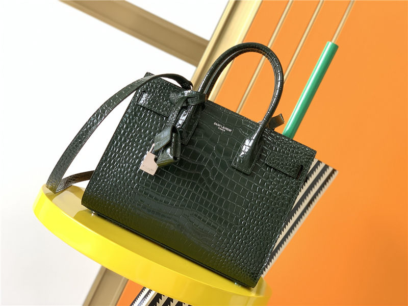 CLASSIC SAC DE JOUR BABY IN Crocodile Green High