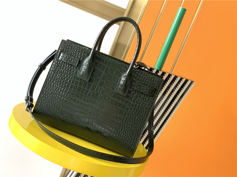 CLASSIC SAC DE JOUR BABY IN Crocodile Green High