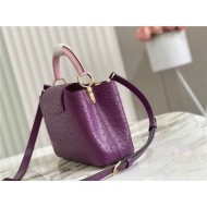 Louis Vuitton Capucines BB Ostrich leather M95393/M48865 Purple High