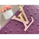 Louis Vuitton Capucines BB Ostrich leather M95393/M48865 Purple High