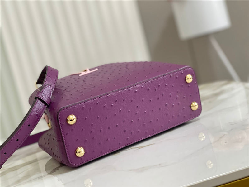 Louis Vuitton Capucines BB Ostrich leather M95393/M48865 Purple High