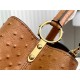 Louis Vuitton Capucines BB Ostrich leather M95393/M48865 Brown High