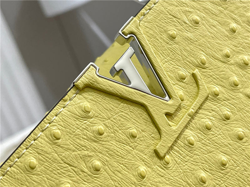 Louis Vuitton Capucines BB Ostrich leather M95393/M48865 Lemon High