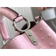 Louis Vuitton Capucines Mini Ostrich leather M95393/M48865 Pink High