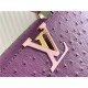 Louis Vuitton Capucines MM Ostrich leather M95393/M48865 Purple High