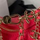 CLUTCH WITH CHAIN AP3232 Lambskin & Shiny Light Gold Metal Pink A