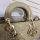 LADY D-JOY BAG SMALL Cannage Lambskin Beige High