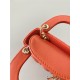 MICRO LADY Dior BAG Cannage Lambskin Orange Top