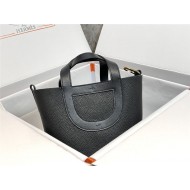 Hermes In-The-Loop 18 Handbag WAX Black Gold-Metal High