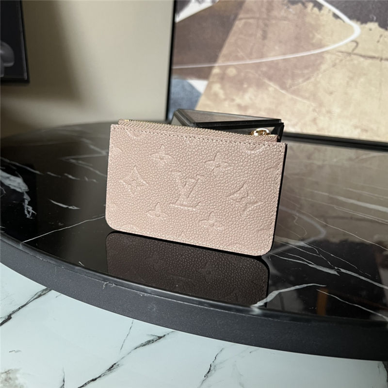 Louis Vuitton Romy Card Holder Monogram Empreinte M82044 Beige High