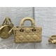 LADY D-JOY BAG MICRO Cannage Lambskin Beige High