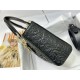 SMALL LADY Dior BAG Quilted-Effect Lambskin with Ornamental Motif High