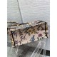 MEDIUM Dior BOOK TOTE Dior Petites Fleurs Embroidery Natural High