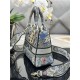 MEDIUM LADY D-LITE BAG Dior Jardin Magique Embroidery Denim High