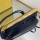 Fendi First Small Leather Bag Navy High