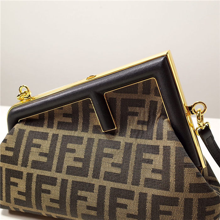 Fendi FIRST SMALL Fabric bag Black High