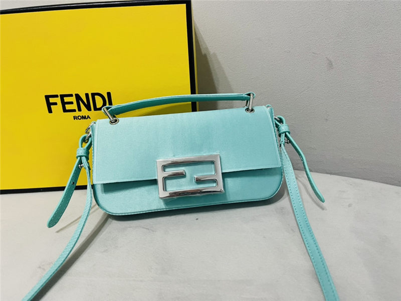 Fendi BAGUETTE Phone Holder bag Blue High