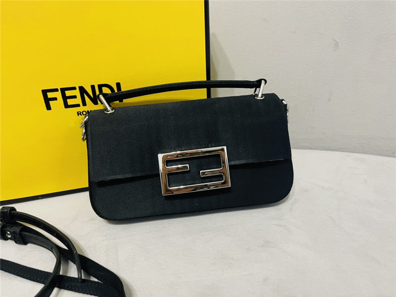 Fendi BAGUETTE Phone Holder bag Black High