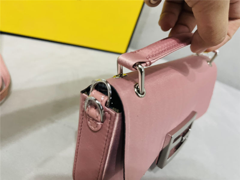 Fendi BAGUETTE Phone Holder bag Pink High