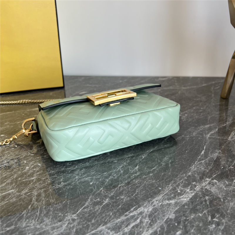 MINI BAGUETTE leather bag Mint Green High