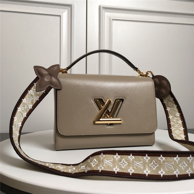 Louis Vuitton TWIST MM Epi grained cowhide leather Embroidery Strap M57050 High