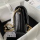 Chanel FLAP BAG Shiny Lambskin & Gold-Tone Metal AP3855 Black A