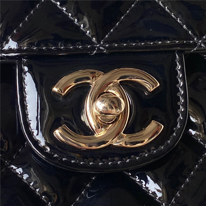 Chanel BACKPACK & STAR COIN PURSE AS4649 Calfskin & Gold-Tone Metal Black A