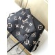 Louis Vuitton NEVERFULL MM Monogram Empreinte Black/Beige M58907 High