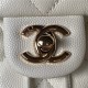 Chanel BACKPACK AS4058 Grained Calfskin & Gold-Tone Metal White A