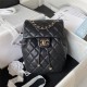 Chanel BACKPACK AS4058 Grained Calfskin & Gold-Tone Metal Black A