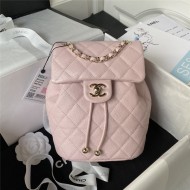 Chanel BACKPACK AS4058 Grained Calfskin & Gold-Tone Metal Pink A