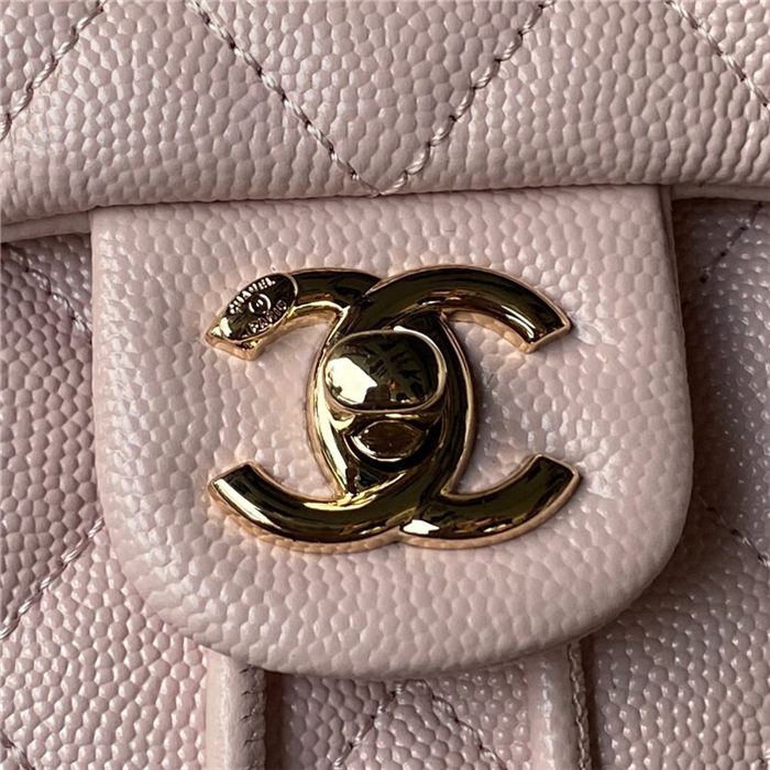 Chanel BACKPACK AS4058 Grained Calfskin & Gold-Tone Metal Pink A