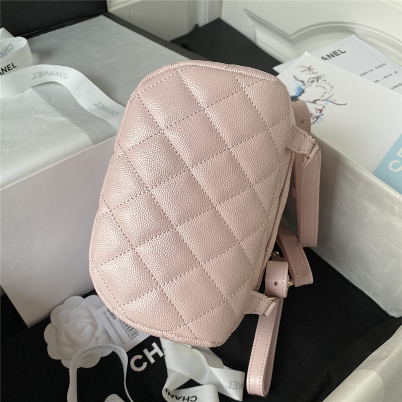 Chanel BACKPACK AS4058 Grained Calfskin & Gold-Tone Metal Pink A