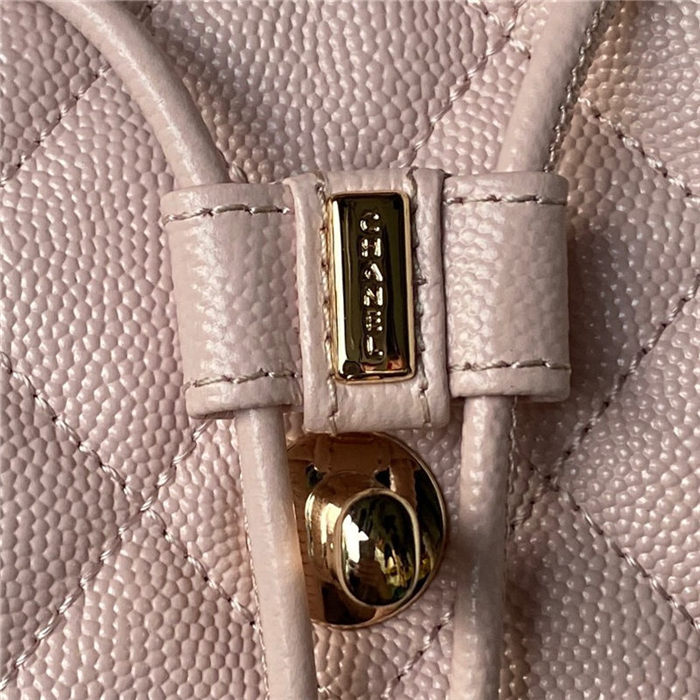 Chanel BACKPACK AS4058 Grained Calfskin & Gold-Tone Metal Pink A