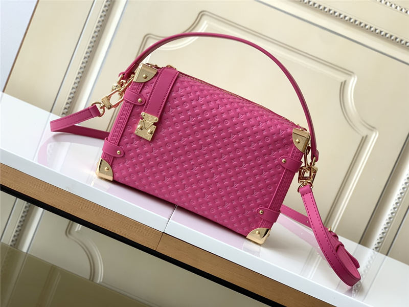 Louis Vuitton SIDE TRUNK Monogram Empreinte M46358 Fuchsia High