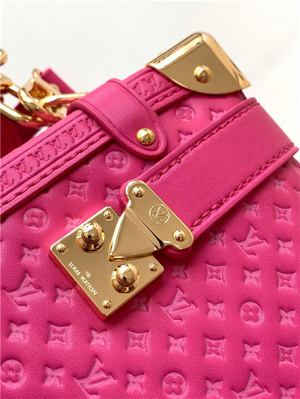 Louis Vuitton SIDE TRUNK Monogram Empreinte M46358 Fuchsia High