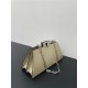 Peekaboo Cut Medium leather bag Beige High