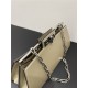 Peekaboo Cut Medium leather bag Beige High