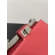 Peekaboo Cut Petite leather bag Pink High