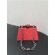 Peekaboo Cut Petite leather bag Pink High