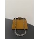 Peekaboo Cut Petite leather bag Brown High