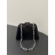 Peekaboo Cut Petite leather bag Black High