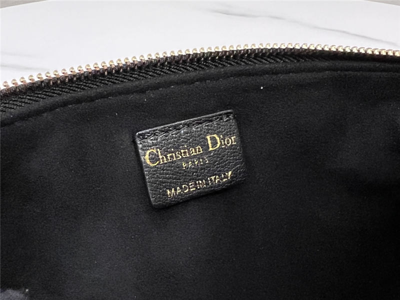 DIOR CLUB BAG Cannage Lambskin Black High