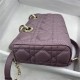 LADY D-JOY BAG SMALL Cannage Lambskin High