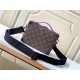 Louis Vuitton Handle Soft Trunk Monogram Macassar coated canvas M45935 Purple High