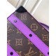 Louis Vuitton Handle Soft Trunk Monogram Macassar coated canvas M45935 Purple High