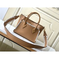 Louis Vuitton ON MY SIDE PM Calf leather and perforated calf leather M21585 Arizona Brown High