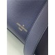 Louis Vuitton ON MY SIDE MM Calf leather and perforated calf leather M21569 Navy Blue High