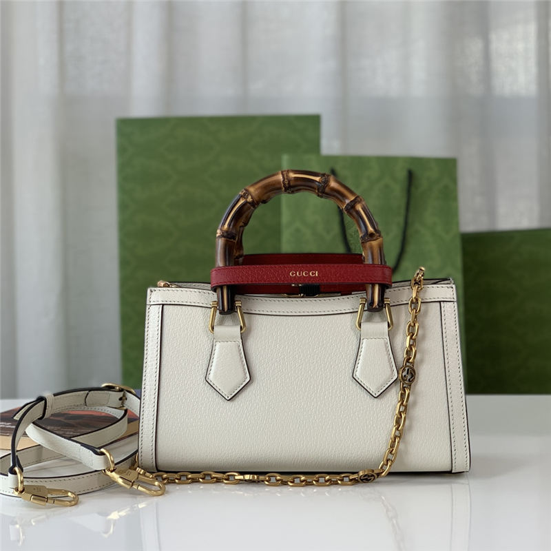 Gucci Diana small shoulder bag 735153 White High