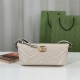 GG Marmont shoulder bag Leather 739166 White High